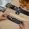 Imitation Leather Garment Accessories KEYC-WH0027-122-3