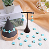 100Pcs Synthetic Turquoise Dyed Beads TURQ-SC0001-27-4