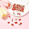 40Pcs 10 Styles Valentine's Day Alloy with Enamel Pendants ENAM-FS0002-39-7