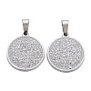 201 Stainless Steel Pendants STAS-N095-038P-1