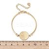 Religion 304 Stainless Steel Link Bracelets for Women BJEW-F524-02A-G-5