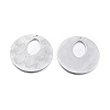 Non-Tarnish 304 Stainless Steel Pendants STAS-F240-03P-2