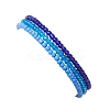 Glass Seed Beads Anklets AJEW-AN00599-01-5