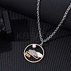 Chinese Style Alloy Pendant Necklaces NJEW-YW0001-01-8