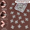 30Pcs Tibetan Style Alloy Pendants TIBEP-UN0001-14-5