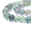 Natural Fluorite Beads Strands G-S150-38-6mm-2