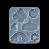 Rainbow/Butterfly/Crown Pendant DIY Silicone Mold X1-DIY-K073-09D-4