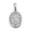 Non-Tarnish 201 Stainless Steel Pendants STAS-F177-05P-1