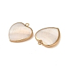 Natural Freshwater Shell Pendants SHEL-M021-14G-2