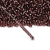 Indigo 11/0 Round Transparent Glass Seed Beads X-SEED-Q007-F57-4