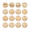Basswood Milestone Cards WOOD-TA0001-41A-1