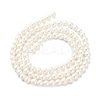 AB Color Plated Shell Pearl Round Beads Strands LS-BSHE-XCP0001-31-2