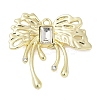 Alloy Pendants with Rhinestone PALLOY-R151-60G-1