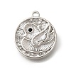 Brass Micro Pave Cubic Zirconia Pendants LS-KK-Q035-16B-P-1