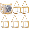 Foldable Hot Stamping Transparent PVC Packaging Boxes CON-WH0123-24A-02-1