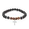 201 Stainless Steel Charm Bracelets BJEW-JB13246-3