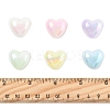 40Pcs UV Plating Acrylic Beads MACR-FS0002-18-5