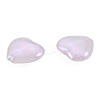 Rainbow Iridescent Plating Acrylic Beads OACR-N010-075-4