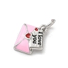Brass Enamel Charms KK-A273-08P-02-2