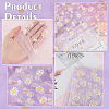 4 Yard Daisy Pattern Nylon Mesh Fabric AJEW-WH0314-459A-4