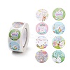 8 Patterns Easter Theme Self Adhesive Paper Sticker Rolls DIY-C060-03P-1