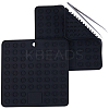 2Pcs Square Silicone Hot Mats for Hot Dishes AJEW-GF0008-26D-1