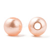 Spray Painted ABS Plastic Imitation Pearl Beads OACR-T015-05A-19-1