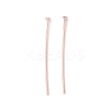 Brass Flat Head Pins KK-WH0058-03B-RG-1