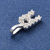 925 Sterling Silver with Cubic Zirconia Charms STER-Q004-01R-S-2