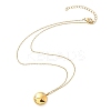 304 Stainless Steel Clear Cubic Zirconia Constellation Pendant Necklaces NJEW-R021-02G-01-4