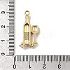 Brass Micro Pave Cubic Zirconia Pendants KK-H089-30G-02-3