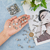 52Pcs 26 Style Alloy Replacement Zipper Sliders HJEW-AB00695-3