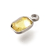 304 Stainless Steel Pendants STAS-Q346-03P-07-3