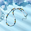 Bohemia Glass Seed Beaded Necklaces NJEW-JN04780-2