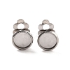 Non-Tarnish 316 Stainless Steel Clip-on Earring Findings X-STAS-I187-02B-P-2