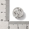 Brass Micro Pave Clear Cubic Zirconia Beads KK-G503-09P-3