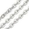 Non-Tarnish 304 Stainless Steel Link Chains CHS-A013-05P-1