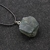 Natural Indian Agate Raw Rough Nuggets Pendant Necklace FS-WG50F2C-12-1