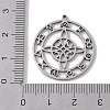 Non-Tarnish 304 Stainless Steel Pendants STAS-B062-16P-3
