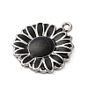 Alloy Enamel Pendants PALLOY-R162-13P-05-2