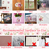 3 Sheets 3 Styles PVC Waterproof Decorative Stickers DIY-WH0404-182-7
