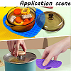 4Pcs 4 Colors Silicone Hot Resistant Cup Mats AJEW-GF0008-28B-5
