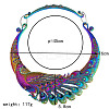 Ethnic Style Alloy Peacock Bib Necklaces FS-WG6E760-01-5