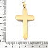 304 Stainless Steel Big Pendants STAS-H256-02G-3