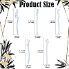 5Pcs 5 Style Hairpin DIY Silicone Molds DIY-YW0009-34-2
