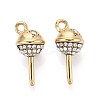 Ion Plating(IP) 304 Stainless Steel Rhinestone Pendants STAS-N109-260G-1