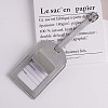 CutHollow 4Pcs PU Leather Luggage Tag OFST-CL0001-01A-01-4