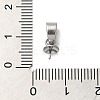304 Stainless Steel Cup Pearl Peg Bails Pin Pendants STAS-D013-03C-P-3