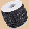 19M Braided Imitation Leather Cords LC-CL0001-02A-7