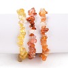 Chips Natural Mixed Stone Stretch Bracelets X-BJEW-JB05644-2
